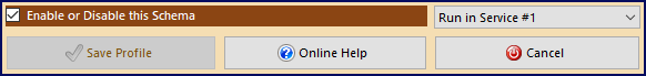Add / Edit Profile Footer