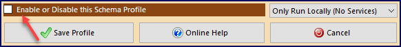 Disable a Profile Disable a Profile